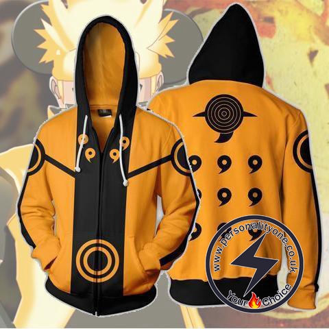 Naruto - Uzumaki Zip Up - Hoodies Jackets
